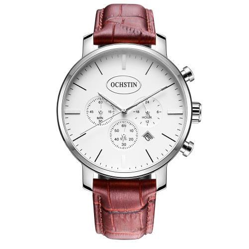 

OCHSTIN Luxury Luminous Ultra Thin Quartz Men Military Watch