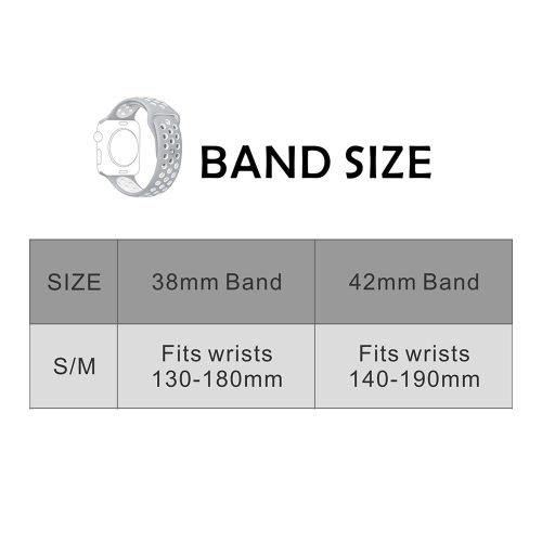 

Breathable Silicone Replacement Sport Strap Bracelet