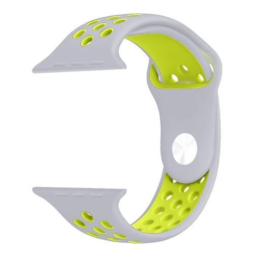 

Band for iWatch 38mm&42mm Breathable Silicone Replacement Sport Strap