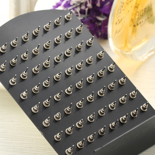 

Fashion Funny 36 Pairs Emoji Smile Ear Studs Different Expression Ear Studs Women Personality Jewelry