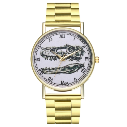 

Luxury Bracelets Fashion Women Men Watch Simple Golden Stainless Steel Strap Bracelet Analog Quartz Wrist Watch Relogio Feminino