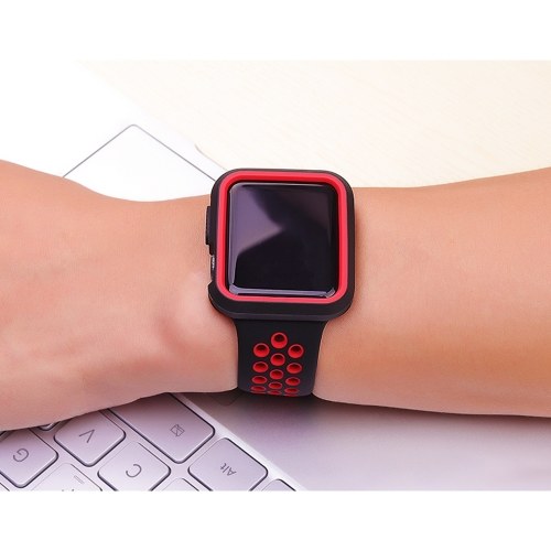 

Soft Silica Gel Watchcase Breakingproof Protective Watch Cover For Apple Watch 3/2