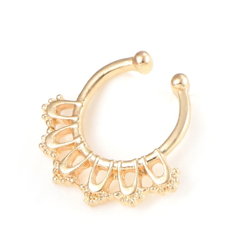 

Cute Faux Septum Alloy Non-piercing Hoop Nose Ring Clip