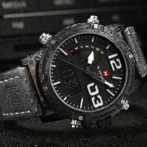 

NAVIFORCE NF9095M Двойной дисплей Мужские спортивные часы