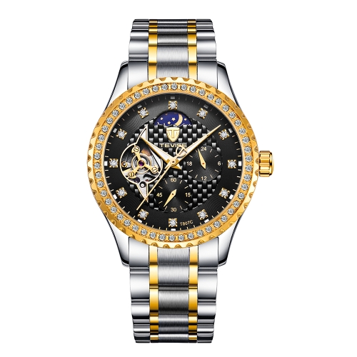 

TEVISE Brand Luxury Luminous Skeleton Automatic Mechanical Men Watch
