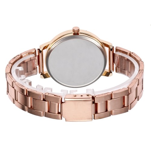 

Fashion Diamond Watch Number Scale Heart Quartz Watch Alloy Band for Women Decoration
