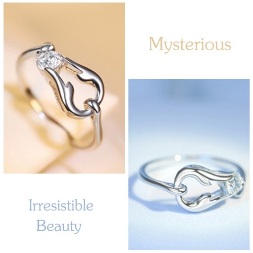 

12 Constellations Exquisite Glistening Retro Lovers Ring Women Ancient Elegant Attractive Zinc Alloy Finger Ring