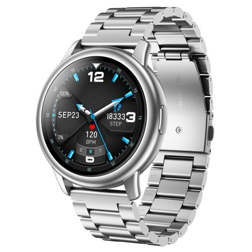LEMFO LF28 Smart Watch Sports Watch 1.28-Inch TFT Screen BT5.0 Fitness Tracker IP67 Waterproof Sleep/Heart Rate/Blood Pressure Monitor Multiple Sports Mode Notification/Call/Sedentary Reminder Remote Camera Compatible with Android iOS Black Dial+Black Sil
LEMFO LF28 Smart Watch Sports Watch 1.28-Inch TFT Screen BT5.0 Fitness Tracker IP67 Waterproof Sleep/Heart Rate/Blood Pressure Monitor Multiple Sports Mode Notification/Call/Sedentary Reminder Remote Camera Compatible with Android iOS Black Dial+Black Sil