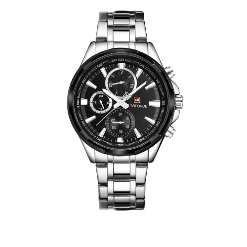 

NAVIFORCE Fashion Luxury Stainless Steel Luminous Quartz Water-Resistant Men Watch