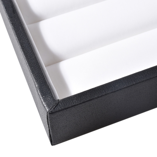 

Velvet Linen Leather Rings Display Jewelry Storage Box Case Jewelry Display Tray Show Case