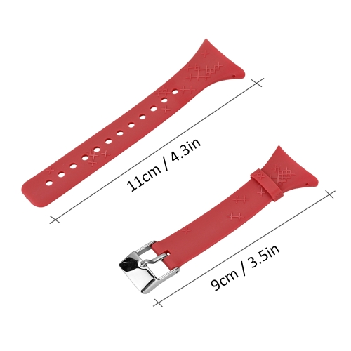 

Outdoor Waterproof Rubber Watch Band Men's Watch-strap Steel Buckle with Screwdriver for SUUNTO M Serise