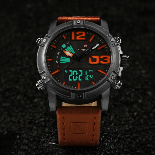 NAVIFORCE NF9095M Dual Display Men Sports Watch