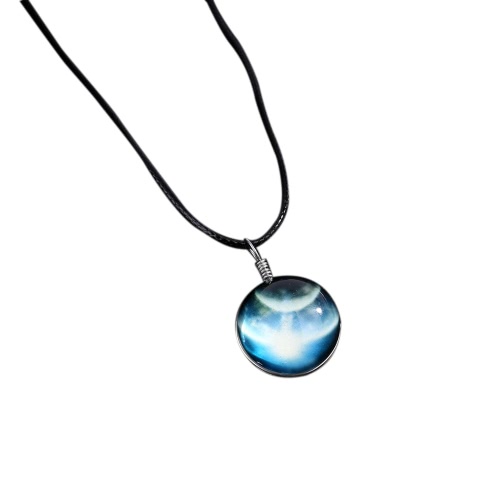 Hot Fashion Jewelry Starry Crystal Ball Necklace Star Pendant Galaxy Pattern Beautiful Dreamy Mysterious