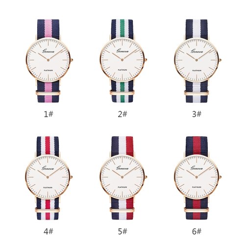 

Geneva Canvas Band Watch