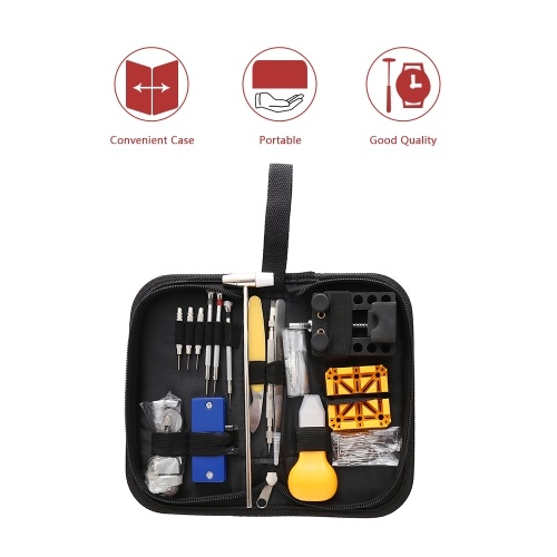 

130PCS Watch Repair Tool Kit Case Opener Remover Screwdriver Spring Bar Watchband Link Pin Wristwatch Repair Multifunctional Tool Set