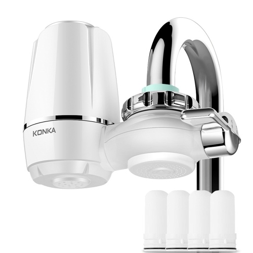 KONKA Wasserhahn-Filtrationssystem mit 4 Filterkerzen