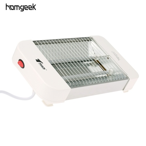 Homgeek Mini Flat Toaster Horno eléctrico sin humo