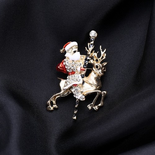 

Fashionable Cute Festival Alloy Breastpin Lovely Unique Decorative Brooch Delicate Christmas Halloween Ornament Gift