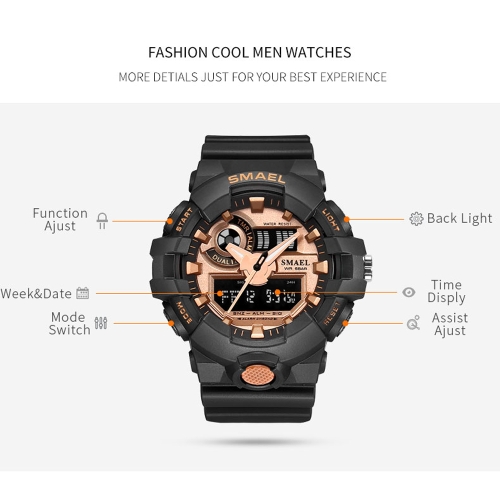 

SMAEL 1642 Stylish Sports Watch