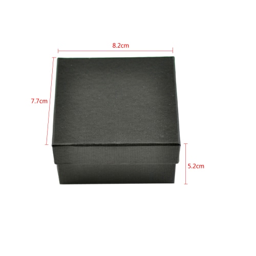 

Chic Square Watch Box Wristwatch Storage Case with Sponge