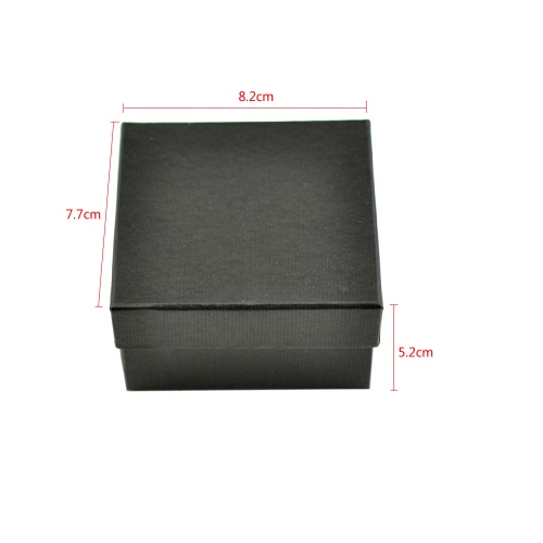 Chic Square Watch Box Wristwatch Storage Case With Sponge