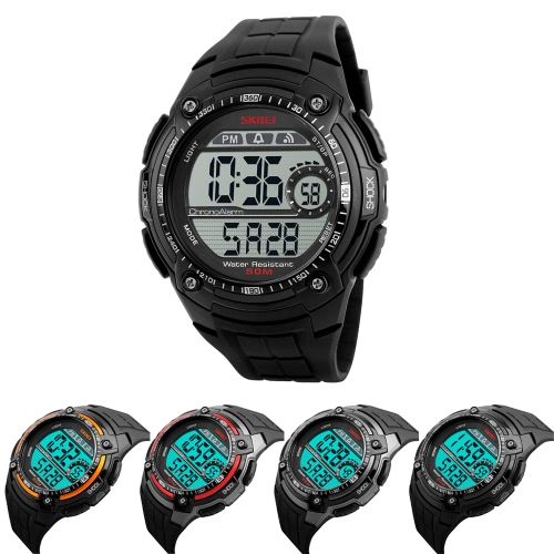 

SKMEI 2016 Brand New Outdoor Waterproof Alarm Fashion Wristwatch Men Sports Watch Digital Watches