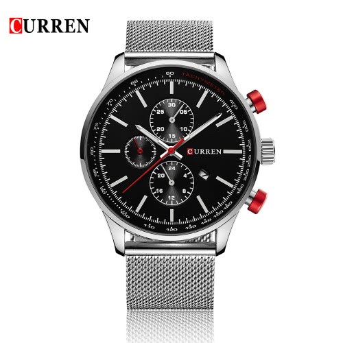 Curren Brand Luxury Mens Quartz Casual Watch