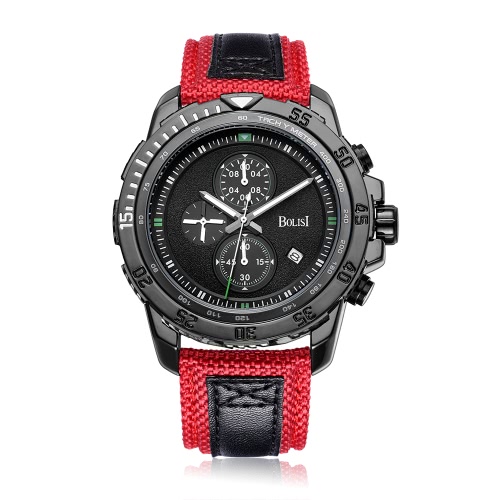 

Bolisi Fashion Casual Quartz Watch 3ATM Water-resistant Men Watches