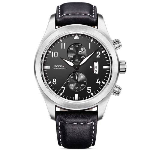 

SINOBI Fashion Casual Quartz Watch Life Водонепроницаемые мужские часы Светящиеся наручные часы Мужской Relogio Musculino Calendar