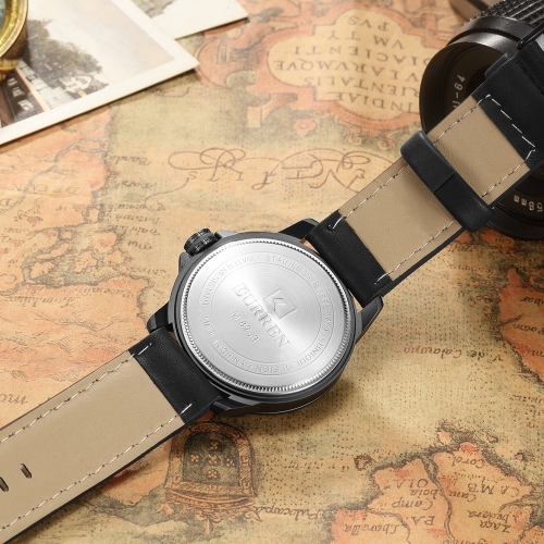 

CURREN 2017 Cool PU Leather Quartz Men Watch Water-Proof Calendar Man Casual Wristwatch