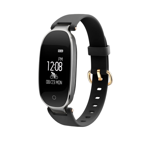 

Woman Smart Wristband 0.96" Touch Screen BT 4.0 Sleep / Heart Rate Monitor Pedometer Smart Bracelet