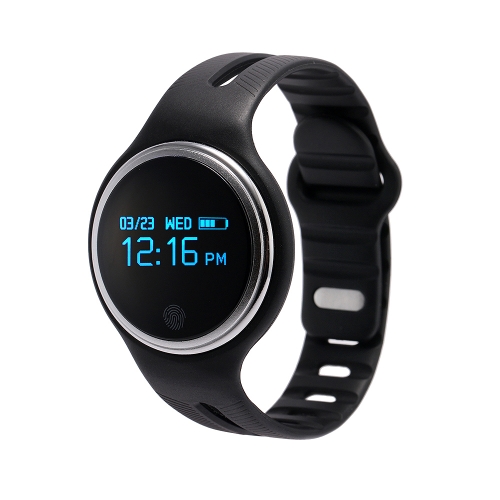 

BT4.0 Smart Watch Band IP67 Water-Proof Outdoor Sports GPS Pedometer Alarm Remote Control Compatible with IOS & Android