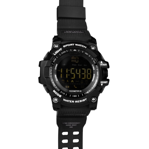 

Спорт Smart Watch FSTN ЖК-дисплей BT 4.0 Фитнес-трекер-шагомер Секундомер Пульт дистанционного управления WristWatch для iOS 7.0 и Android 4.3