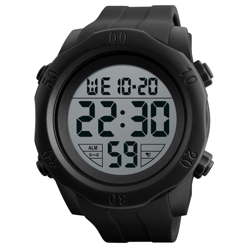 

SKMEI Sport Digital Watch 5ATM Водонепроницаемые мужские часы Подсветка Наручные часы Часы / Неделя / Будильник / Дата / Хроно для
