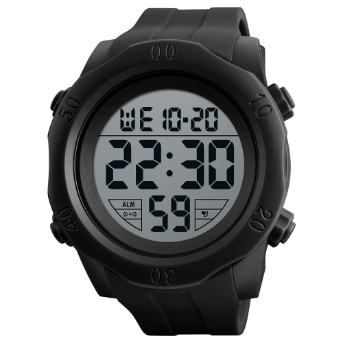 SKMEI Sport Digital Watch 5ATM Water-resistant Unisex Watches Backlight Wristwatch Time / Week / Alarm / Date / Chrono for Kids