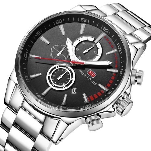 

MINI FOCUS MF0085G-02 Fashion Steel Мужские спортивные часы
