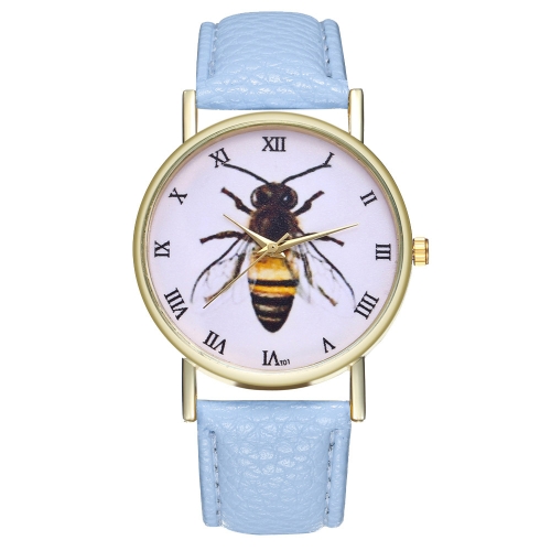 

Vintage Honey Bee Insect Leather Watch для женщин Мужские часы День Рождения Свадебные Идеи подарковT01
