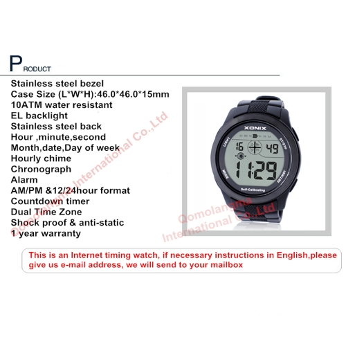 

Accurate Multifunctional Luminous Internet Timing Semi-smart LED Watch Sports Waterproof Digital Wristwatch