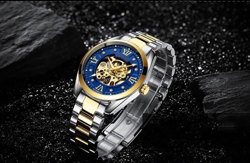 

TEVISE 795D Business Men Automatic Mechanical Watch Fashion Casual Stainless Steel Strap Male Wristwatch