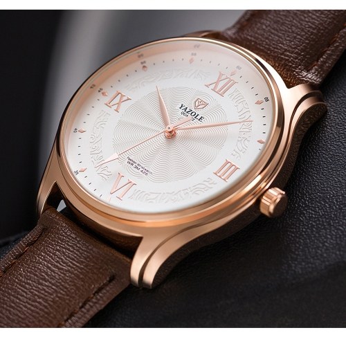 

YAZOLE 426 Leather Watch Quartz Watch