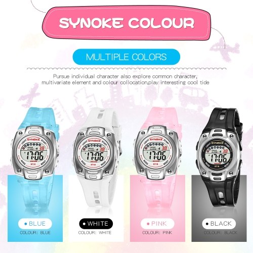 

SYNOKE 9718 Child Sport Digital Waterproof Wrist Watch kid Watch
