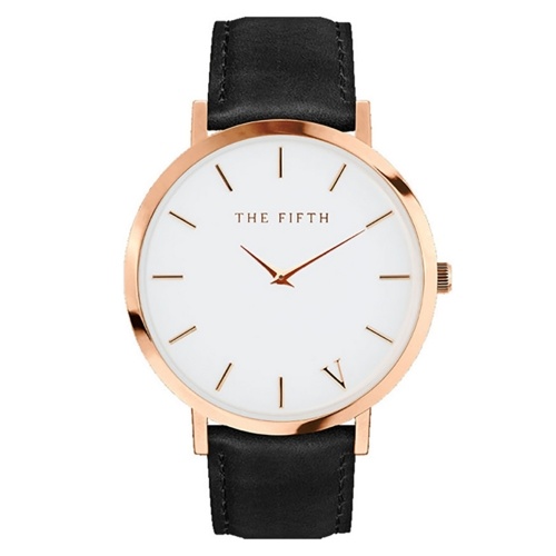 Reloj de pulsera simple con correa de cuero de cuarzo para 160 mujeres