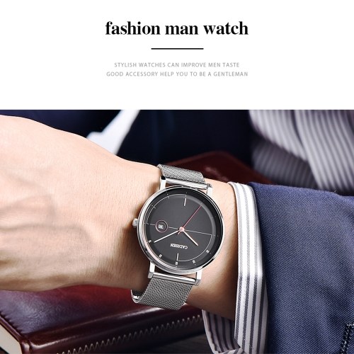 CADISEN C2036 Quartz Watch Simple Men Women Date Calendar Display Wristwatch Fashion Casual 3ATM Waterproof Female Sport Male Watches