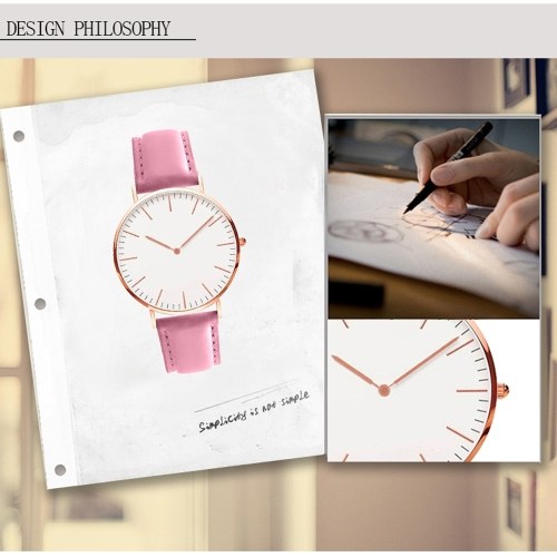 

Men Women Fashion Simple Ultra-Thin Watch