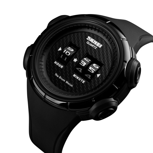 

SKMEI 1487 Men Quartz Drum Roller Watch