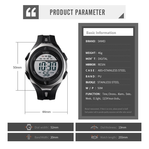 

SKMEI 1492 Men Watch Analog Digital Electronic Watch