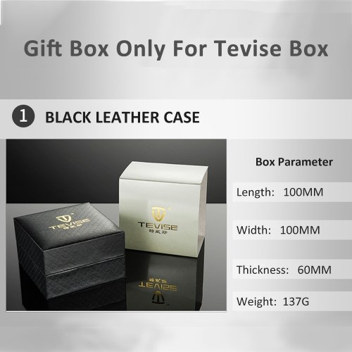 

Tevise Luxury PU Кожаные карманные часы Подарочная коробка Витрина для хранения