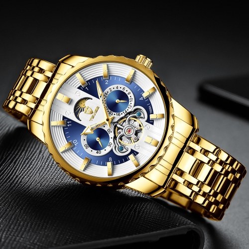 

TEVISE Men Fashion Automatic Mechanical Watch