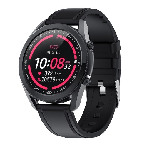 

G33 1.3 Inch IPS Screen Smart Watch Phone Watch with Leather Strap for Men Women