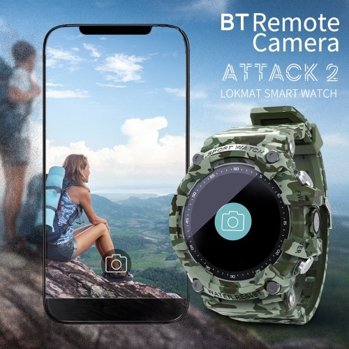 

LOKMAT ATTACK 2 1.28-Inch TFT Full-Touch Screen Smart Sports Watch